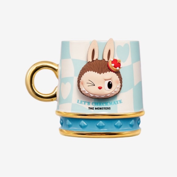 POP MART Other - NIB The Monsters Let's Checkmate Mug - Blue